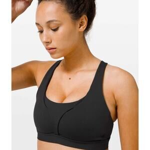 176  Lululemon Stash It All Bra Black Size 10